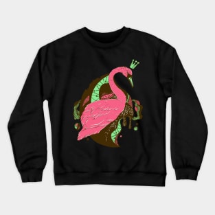 Pink Mint Swan Queen Crewneck Sweatshirt